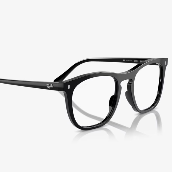 Ray Ban RB2210VF 2000 53 Black Eyeglasses Rayban 2210V-F - Picture 2 of 3